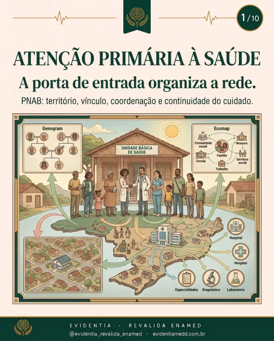 Capa da revisão Atenção Primária à Saúde na PNAB