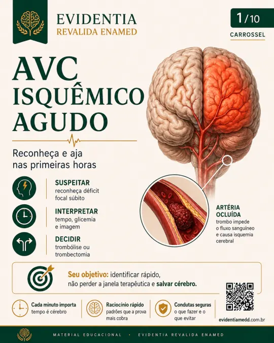 Capa da revisão AVC isquêmico agudo