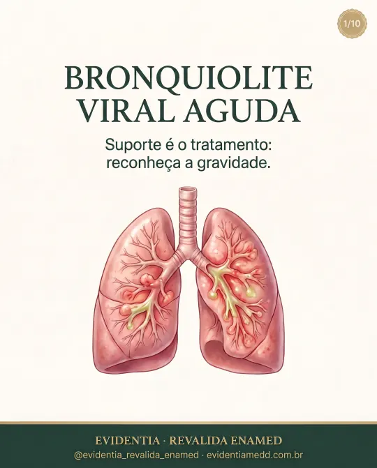 Capa da revisão Bronquiolite viral aguda