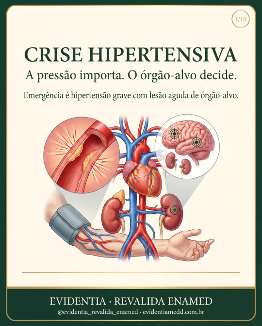 Capa da revisão Crise hipertensiva