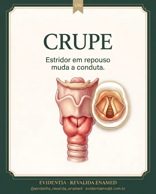 Capa da revisão Crupe