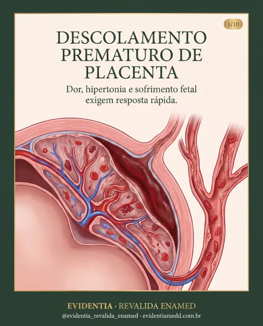 Capa da revisão Descolamento prematuro de placenta