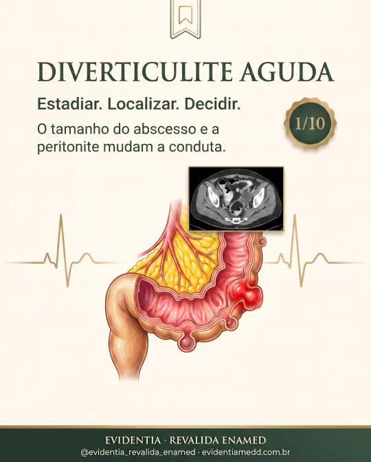 Capa da revisão Diverticulite aguda