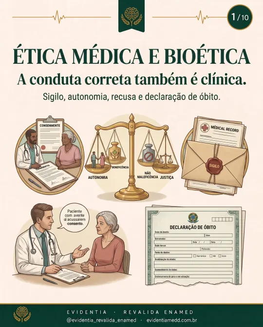 Capa da revisão Ética médica e bioética