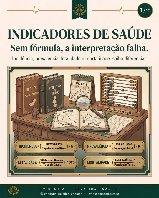 Capa da revisão Indicadores de saúde