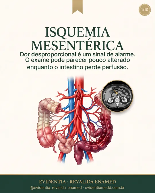 Capa da revisão Isquemia mesentérica