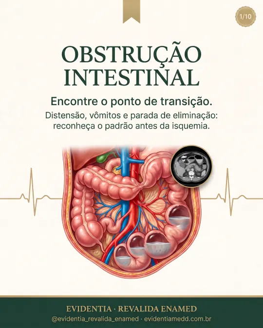 Capa da revisão Obstrução intestinal