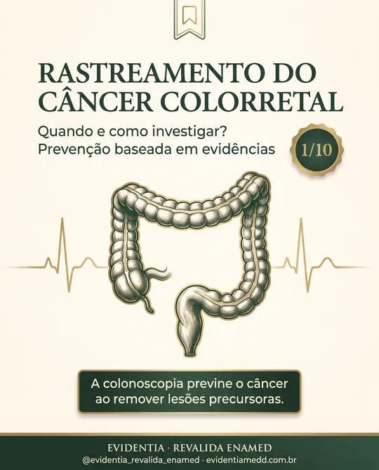 Capa da revisão Rastreamento do câncer colorretal