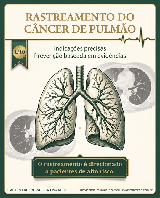 Capa da revisão Rastreamento do câncer de pulmão